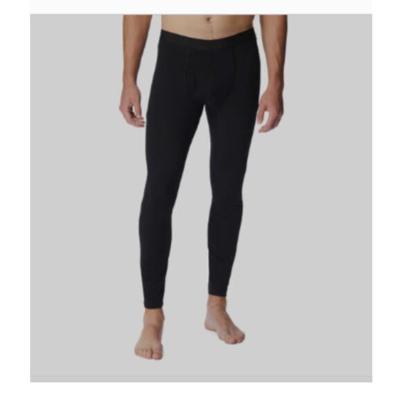 Columbia Men's Black Midweight Stretch Tights Size M - Picture 1 of 10